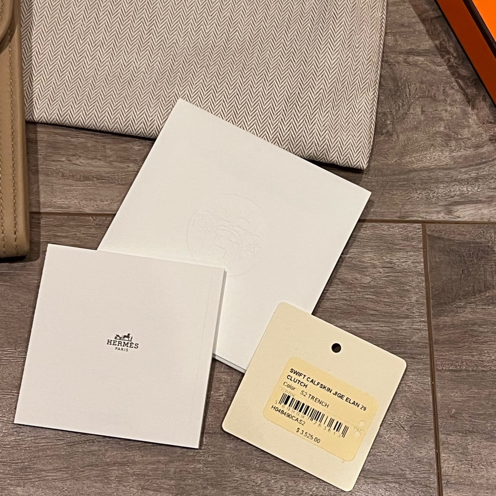 Authentic Hermès Jige Elan - Picture 2 of 15